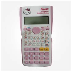 ماشین حساب علمی هلو کیتی Hello Kitty calculator KT-350msvc